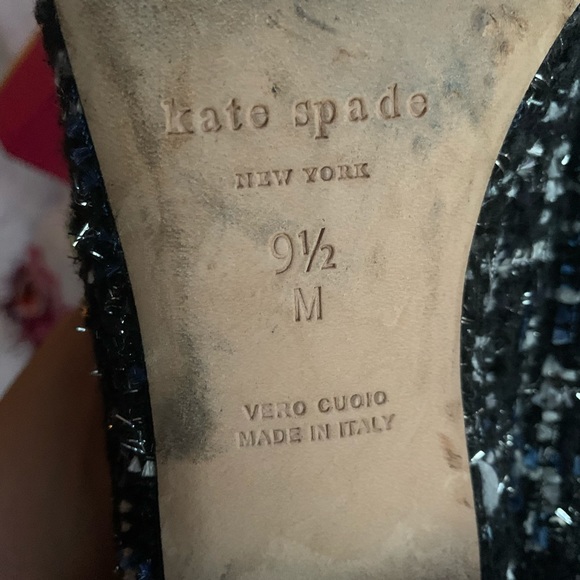 Kate Spade Gino Tweed flats 9.5 - Picture 8 of 9